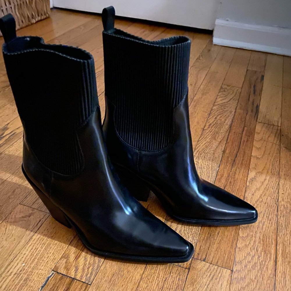 Sleek Black Ankle Booties